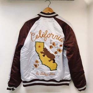 California Bomber Varsity Jacket Urban Outfitters